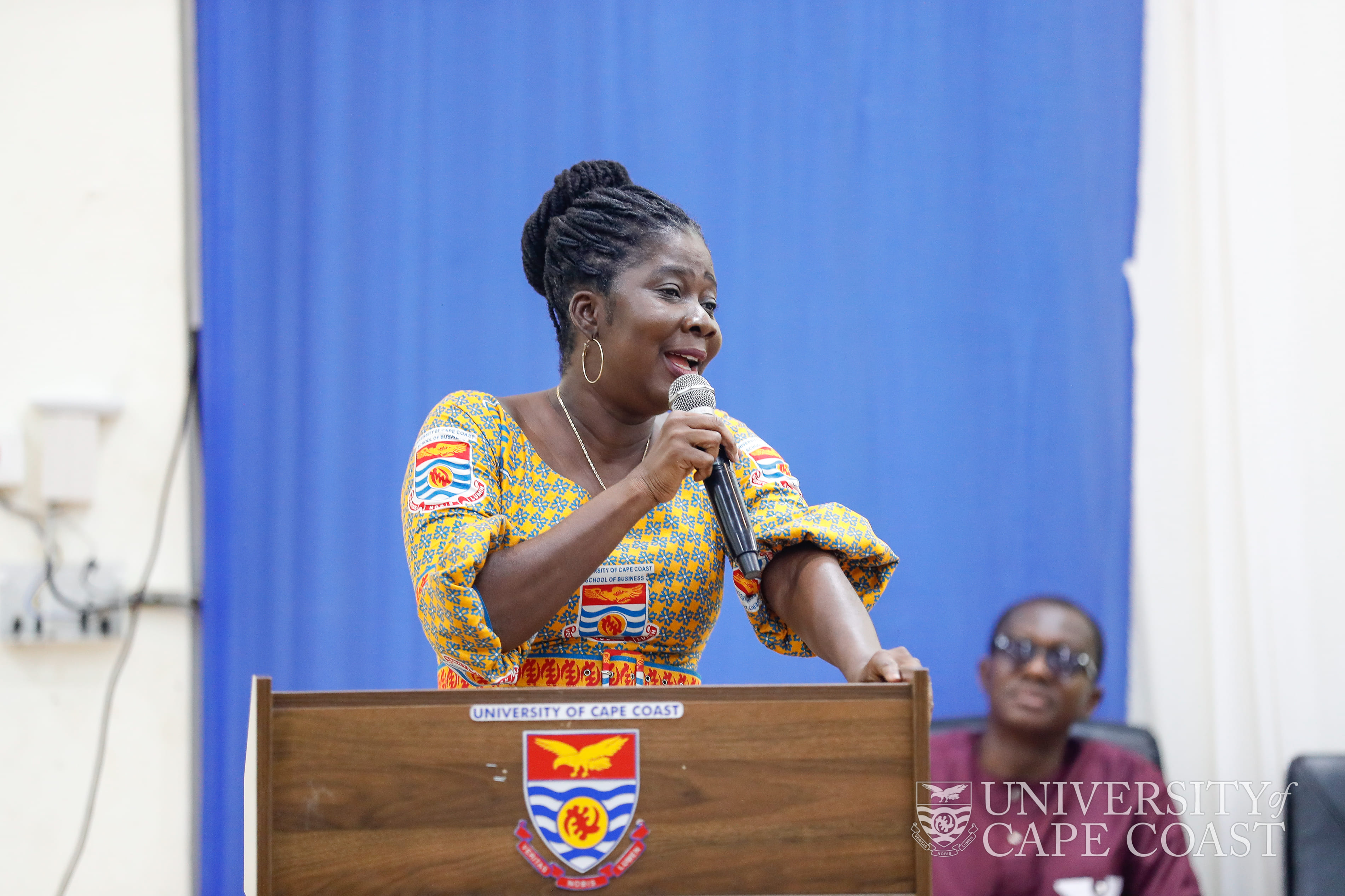  Greetings from Prof. (Mrs.) Rosemond Boohene, the Pro Vice-Chancellor, as she extends a warm welcome.