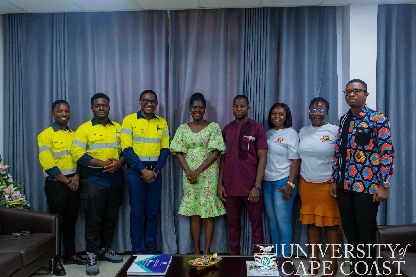 GOLD FIELDS FOUNDATION VISIT BENEFICIARIES AT UNIVERSITY OF CAPE COAST