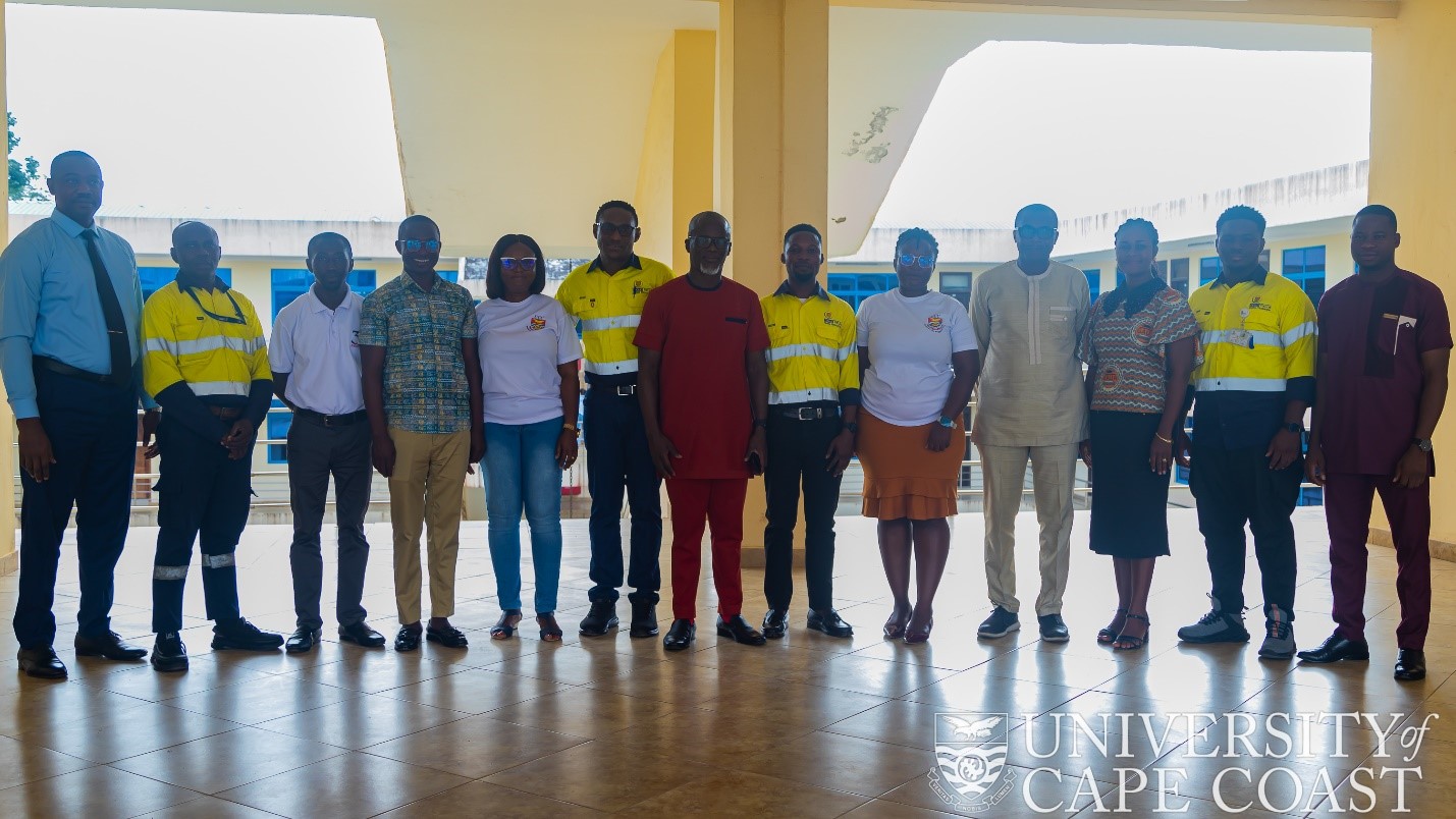 GOLD FIELDS FOUNDATION VISIT BENEFICIARIES AT UNIVERSITY OF CAPE COAST