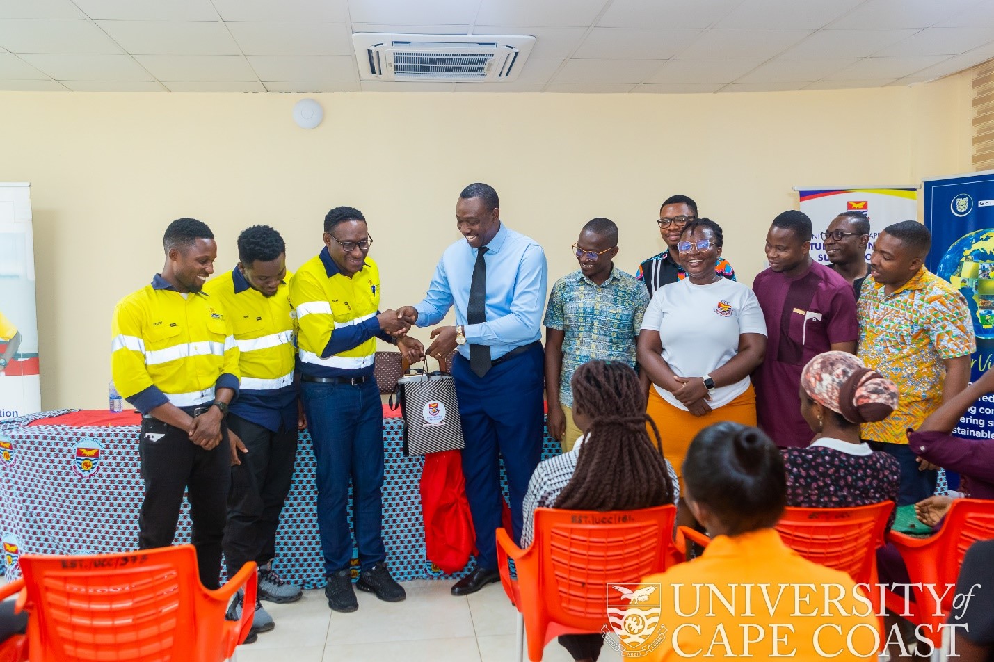 GOLD FIELDS FOUNDATION VISIT BENEFICIARIES AT UNIVERSITY OF CAPE COAST