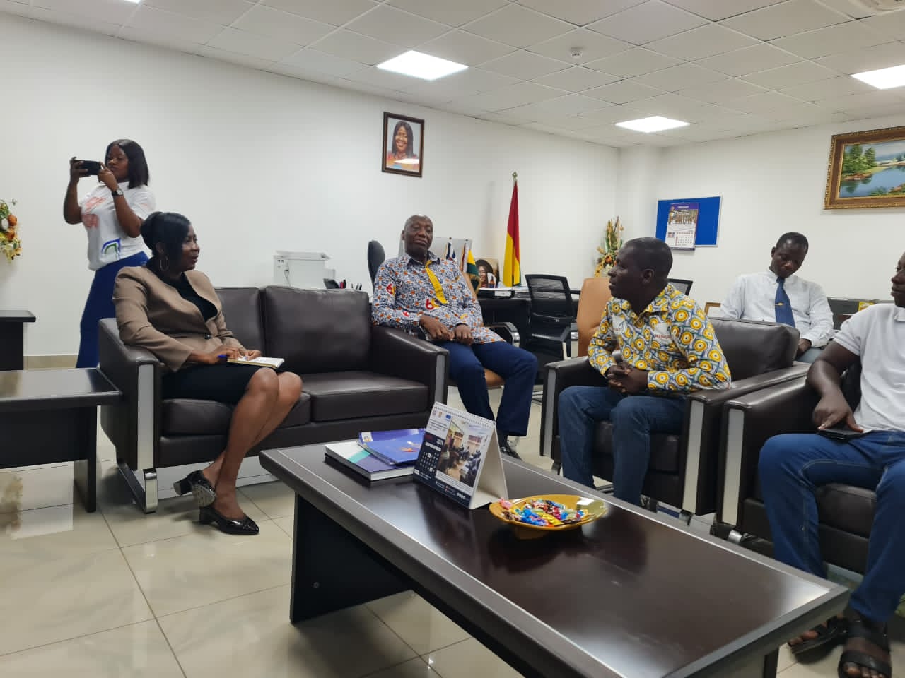  Ghana Gas rep meeting with the registrar and Pro-Vice chancellor University of Cape Coast