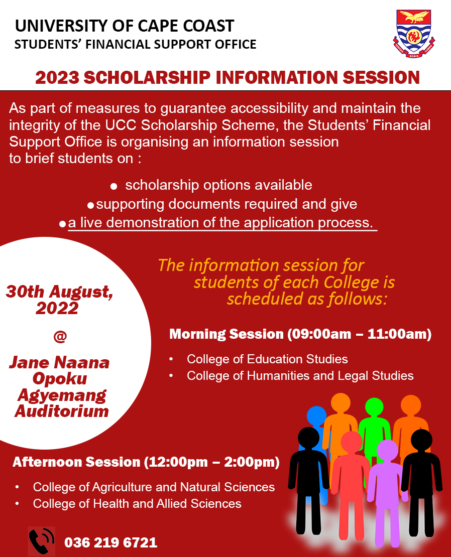 UCC Scholarship Information Session